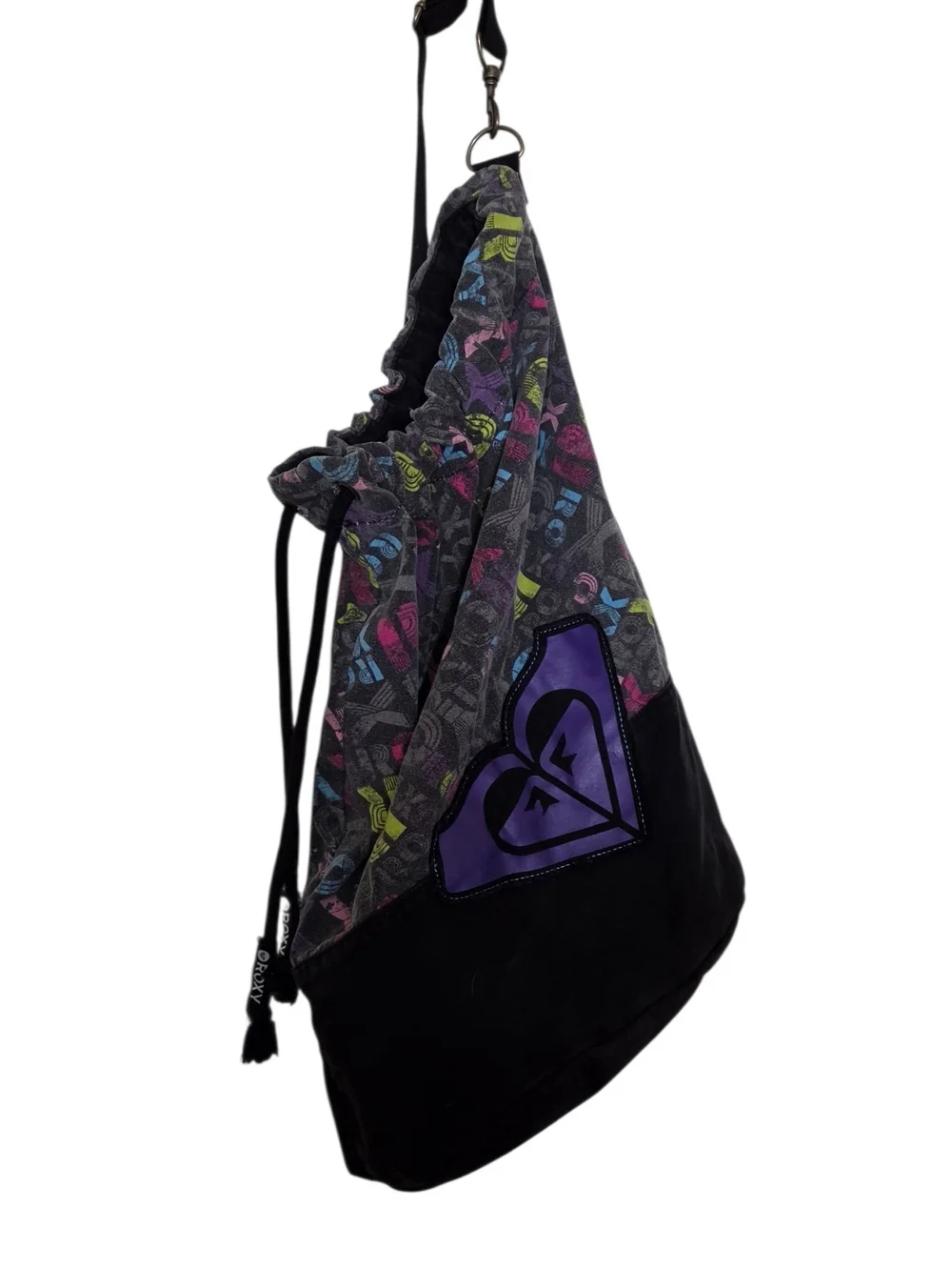 Throwback Y2K Roxy Drawstring Knapsack